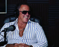 John in Studio, Blue and White